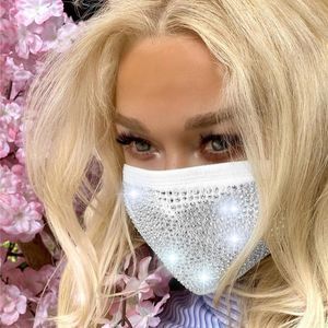 ⭐️ NWT Bling Bling Reusable Swarovski Crystal Handmade Face Mask